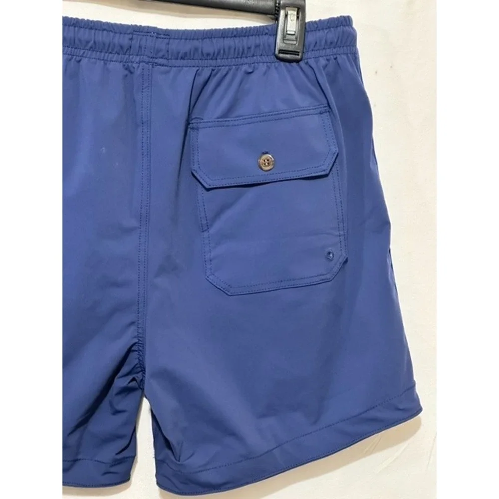 Aviator Nation Men's 32 Navy Blue 5 Stripe Flex Board Shorts 5
